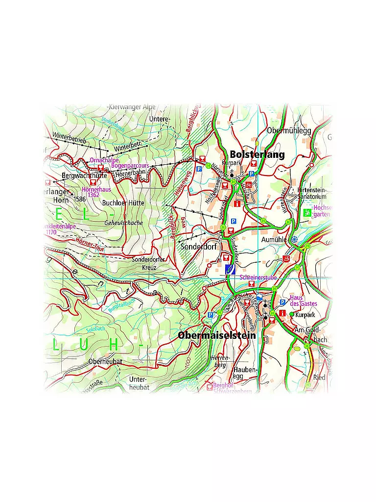 PUBLICPRESS | Wander- und Radkarte Tannheimer Tal, 1:35.000 | keine Farbe