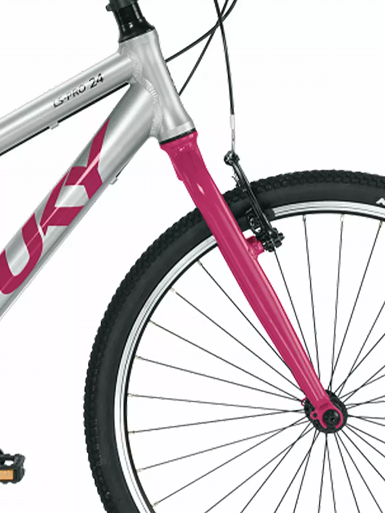 PUKY | Jugendfahrrad 24" LS-Pro 24-8 | silber