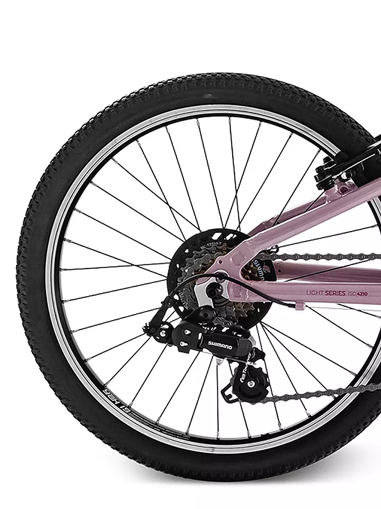 Puky Bicicletta Bambini S-PRO 18-1 In Alluminio Rosa - Bici Leggera 6,3kg Con Freni A V, Campana E Cavalletto, Da 105 Cm Di Altezza