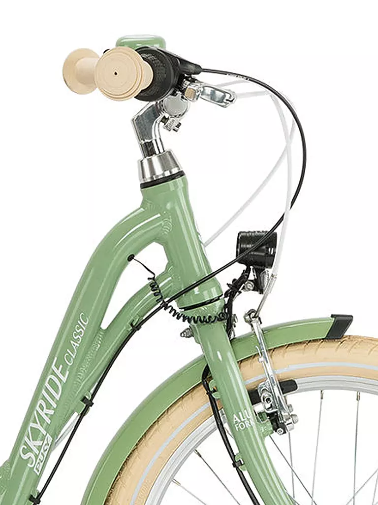 PUKY | Mädchen Fahrrad Skyride 20-3 Classic | grün