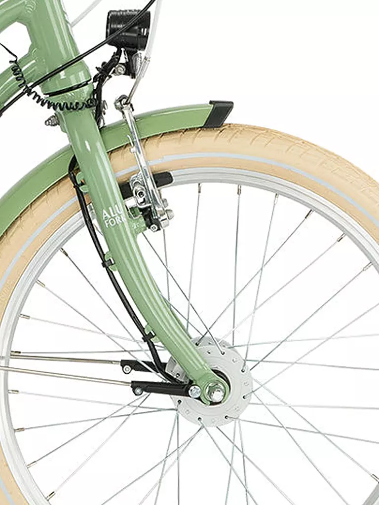 PUKY | Mädchen Fahrrad Skyride 20-3 Classic | grün