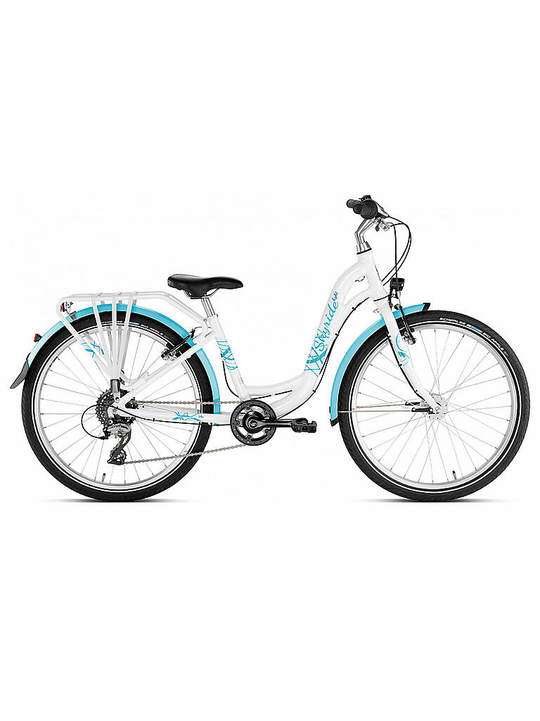PUKY | Mädchen Fahrrad Skyride 24-8 Alu S-Ride light 2022 | weiß