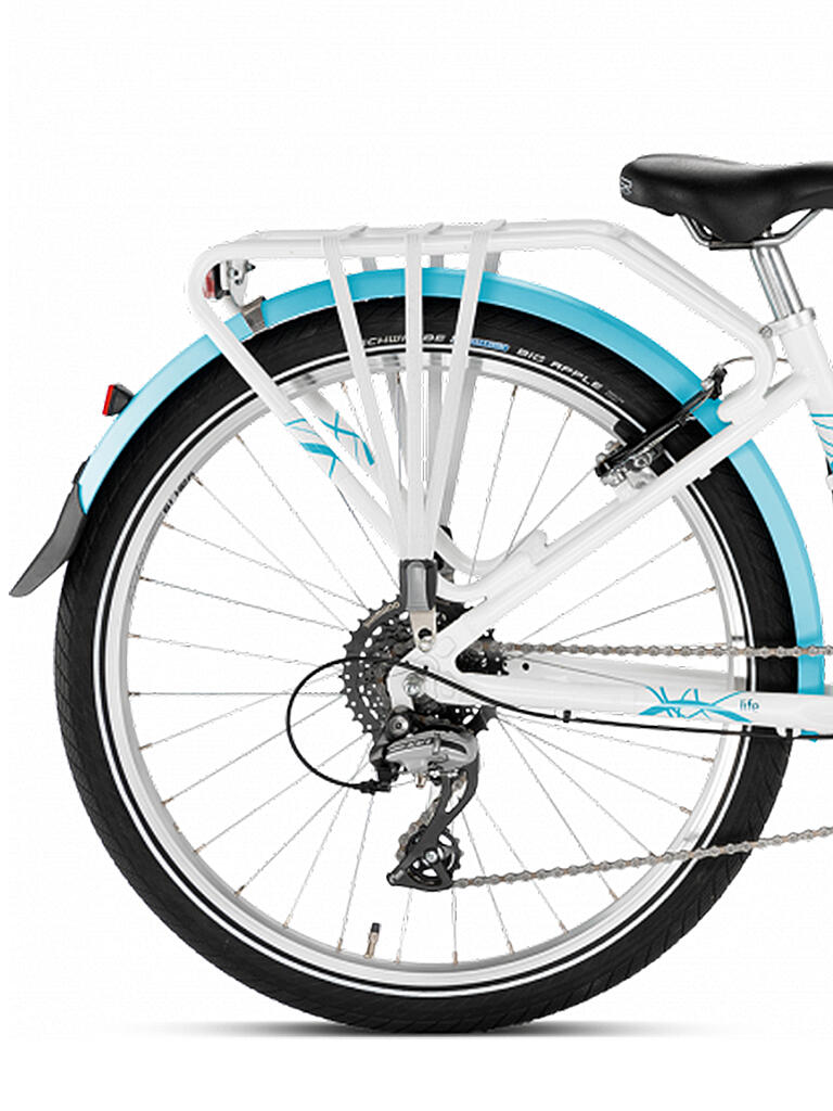 PUKY | Mädchen Fahrrad Skyride 24-8 Alu S-Ride light 2022 | weiß