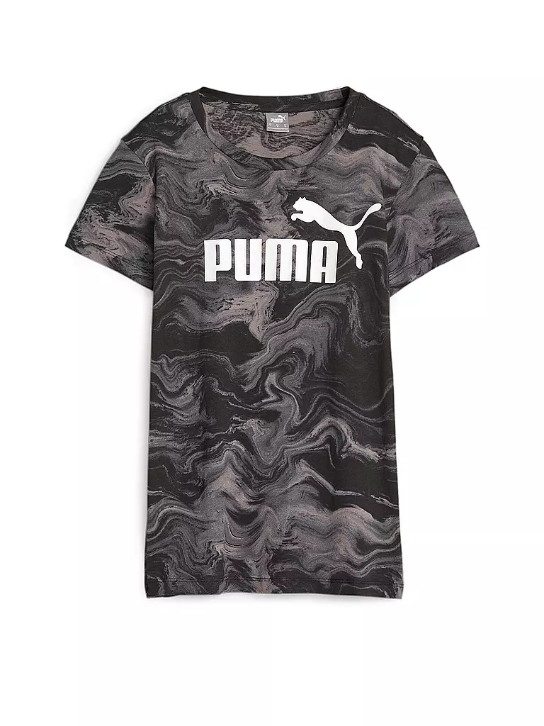 PUMA |  Damen T-Shirt Marbleized  | schwarz