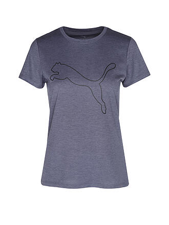 PUMA | Damen Fitnessshirt Essential Heather Logo