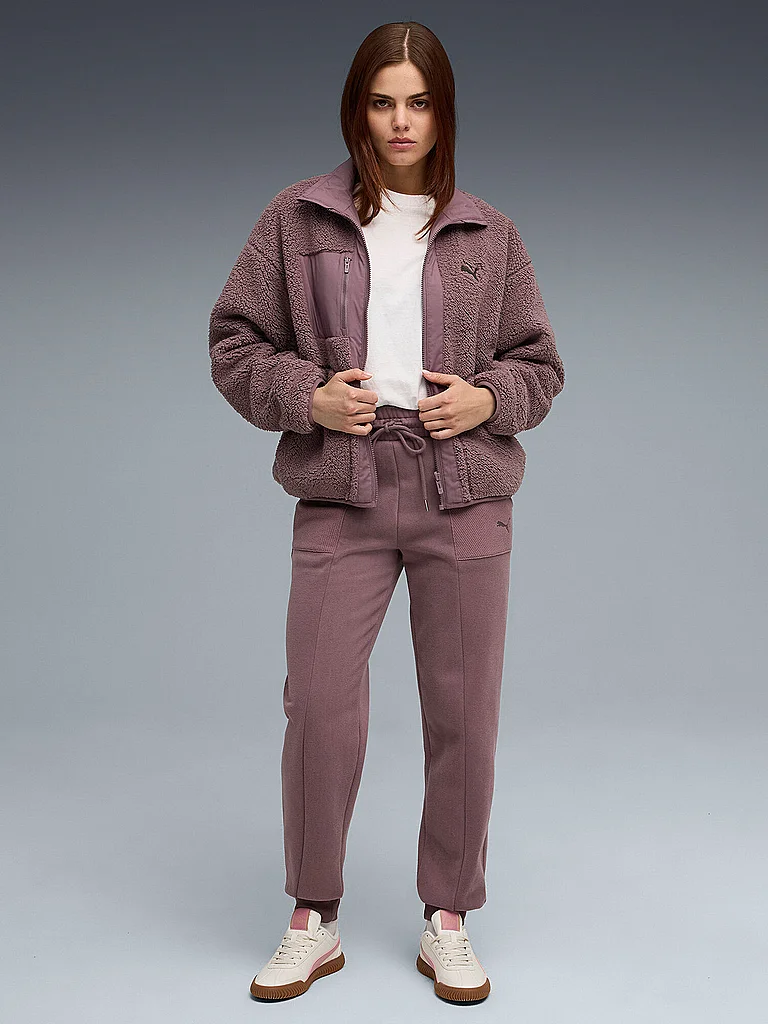PUMA Damen Jogginghose HER Comfort High-Waist beere | L — Bild 3