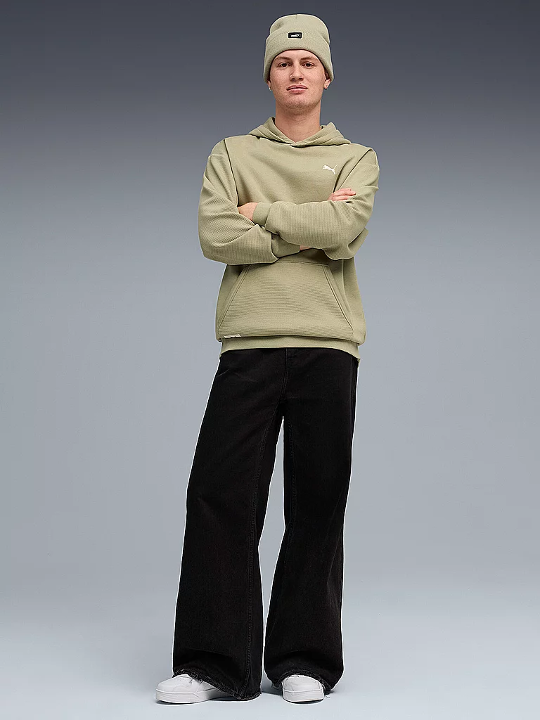 PUMA Herren Hoodie CLASS Relaxed Pinnacle hellgrün | S — Bild 3