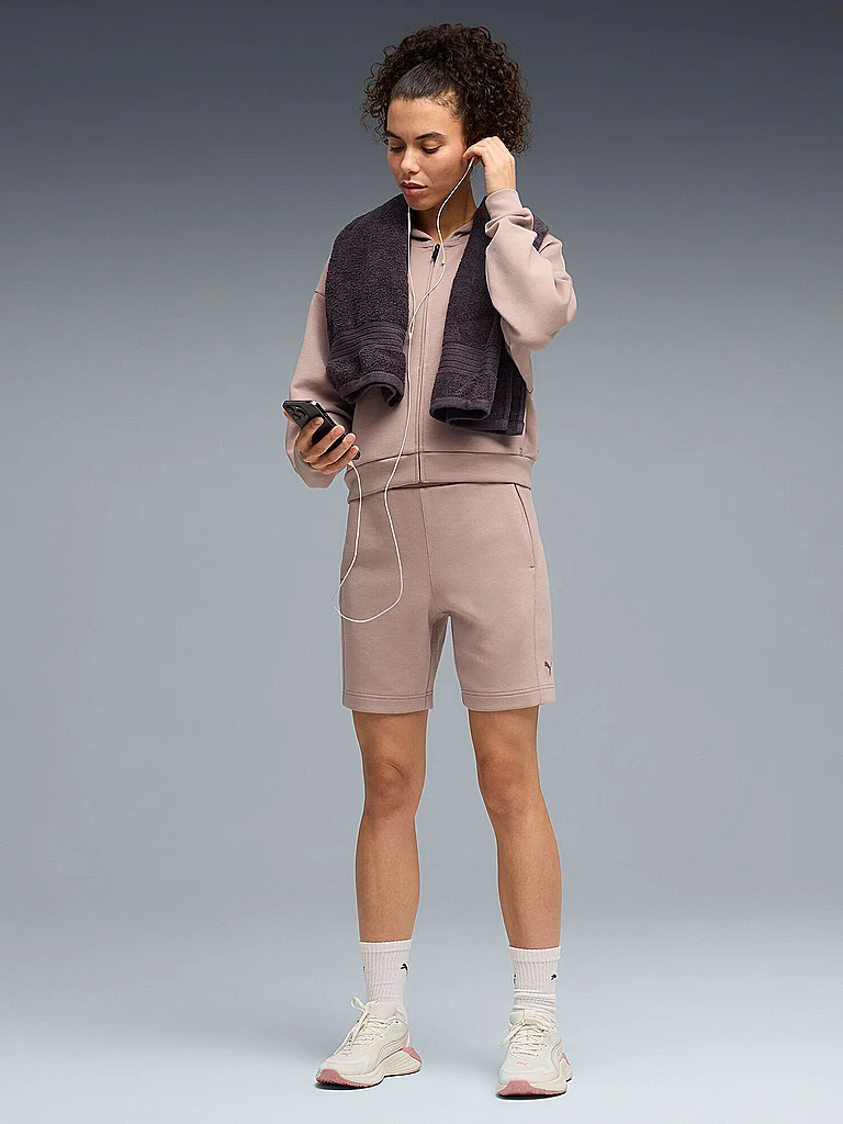 PUMA Damen Shorts Cloudspun 7inch hellbraun | M — Bild 3