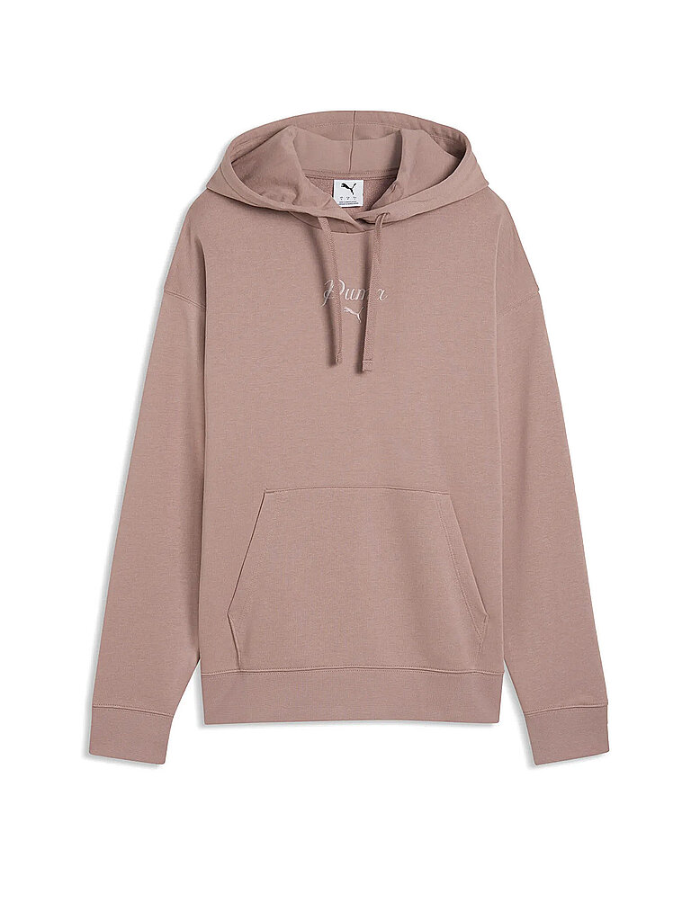 PUMA Damen Hoodie Ess Script Comfort TR hellbraun | M — Bild 2