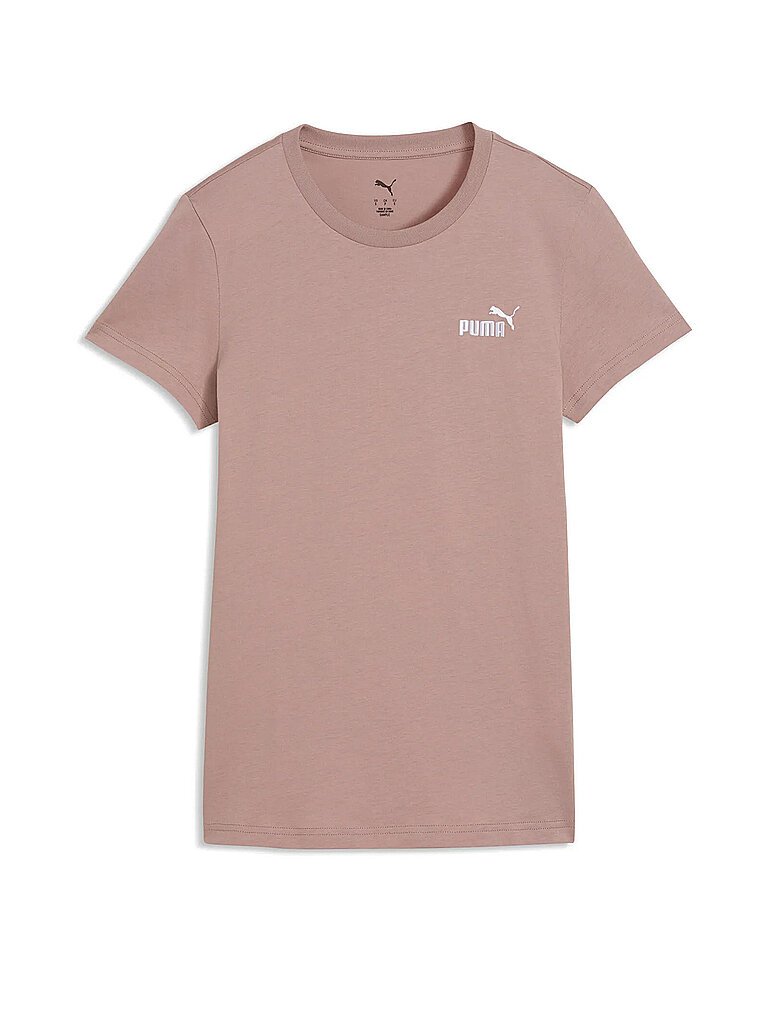 PUMA Damen T-Shirt ESS Small No. 1 Logo hellbraun | M — Bild 2
