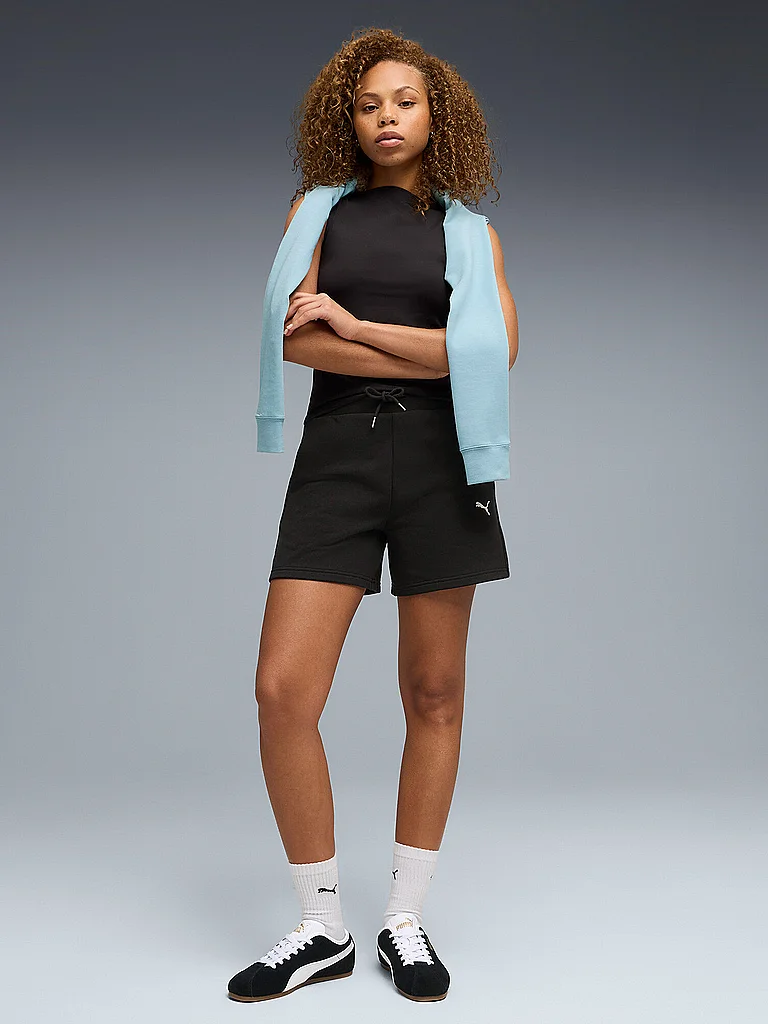 PUMA Damen Shorts Class High Waist 5inch schwarz | M — Bild 3