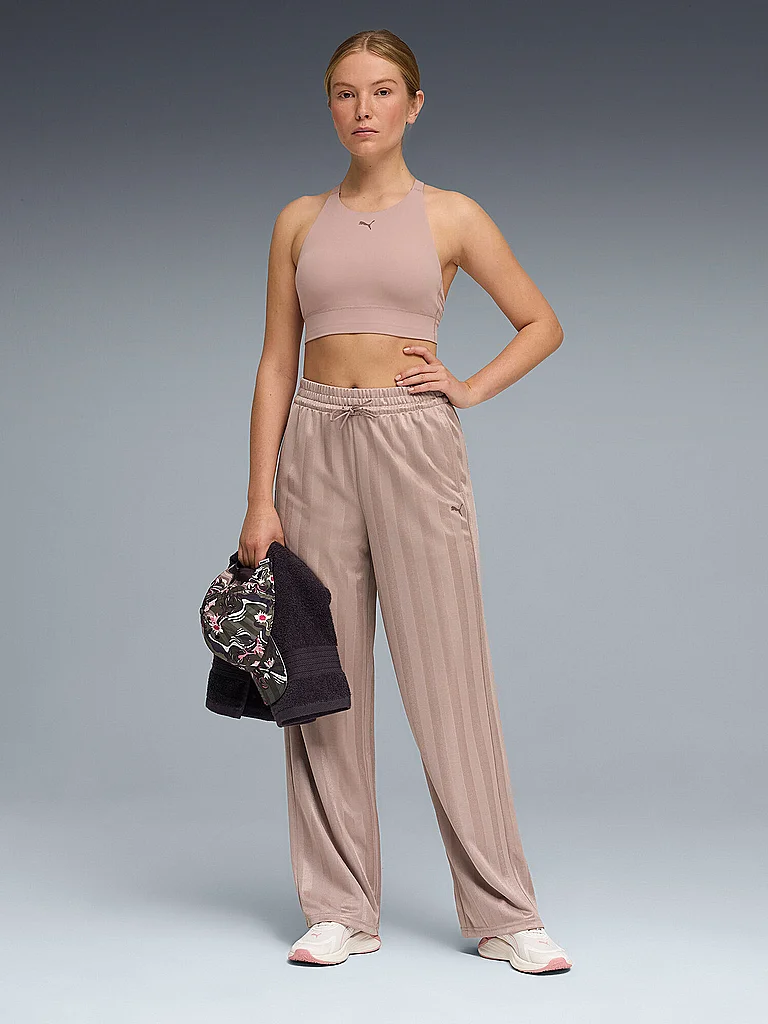 PUMA Damen Jogginghose League Wide Leg hellbraun | M — Bild 3