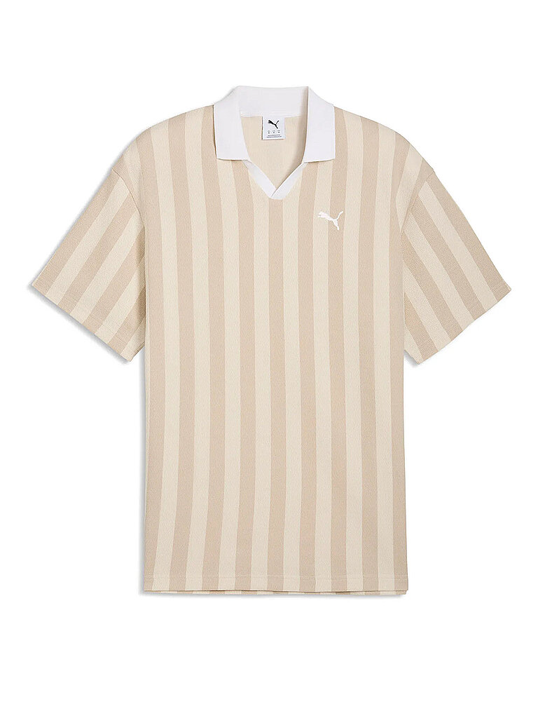 PUMA Herren Polo Class Relaxed Pinnacle creme | XL