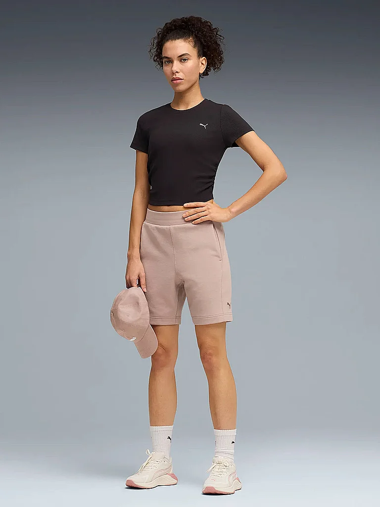 PUMA Damen T-Shirt Cloudspun RIB schwarz | M — Bild 3