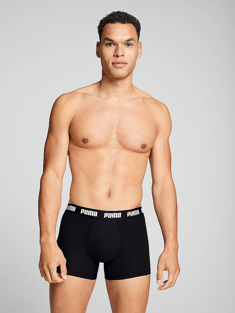 PUMA Herren Boxershorts Everyday 3er Pack schwarz | M — Bild 3