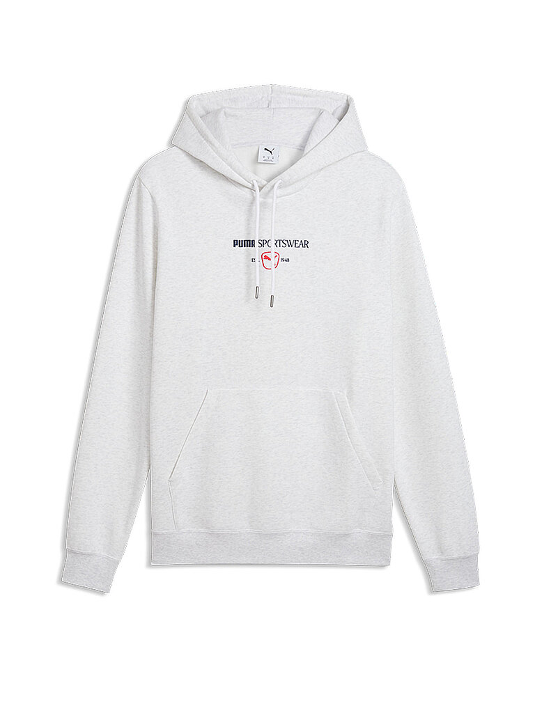 PUMA Herren Hoodie Class Graphic weiss | S