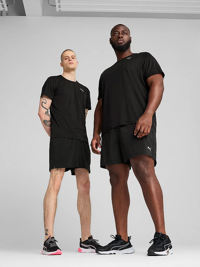 PUMA Herren Fitnessshorts Essential Woven 5inch schwarz | M — Bild 3
