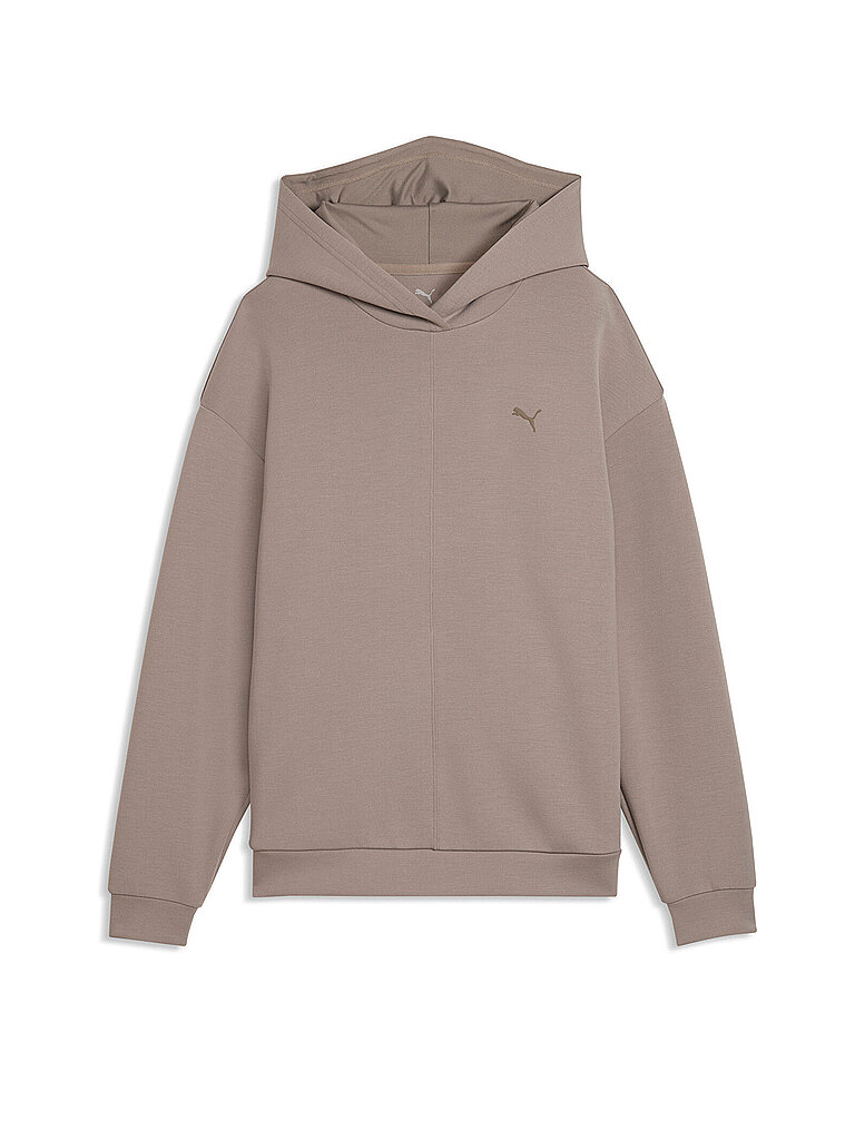 PUMA Damen Hoodie Cloudspun hellbraun | M