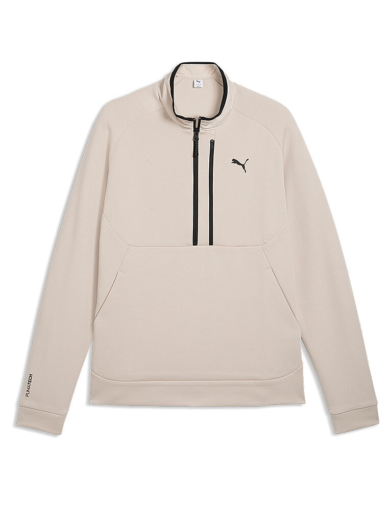 PUMA Herren Sweater Pumatech 1/2 Zip beige | S