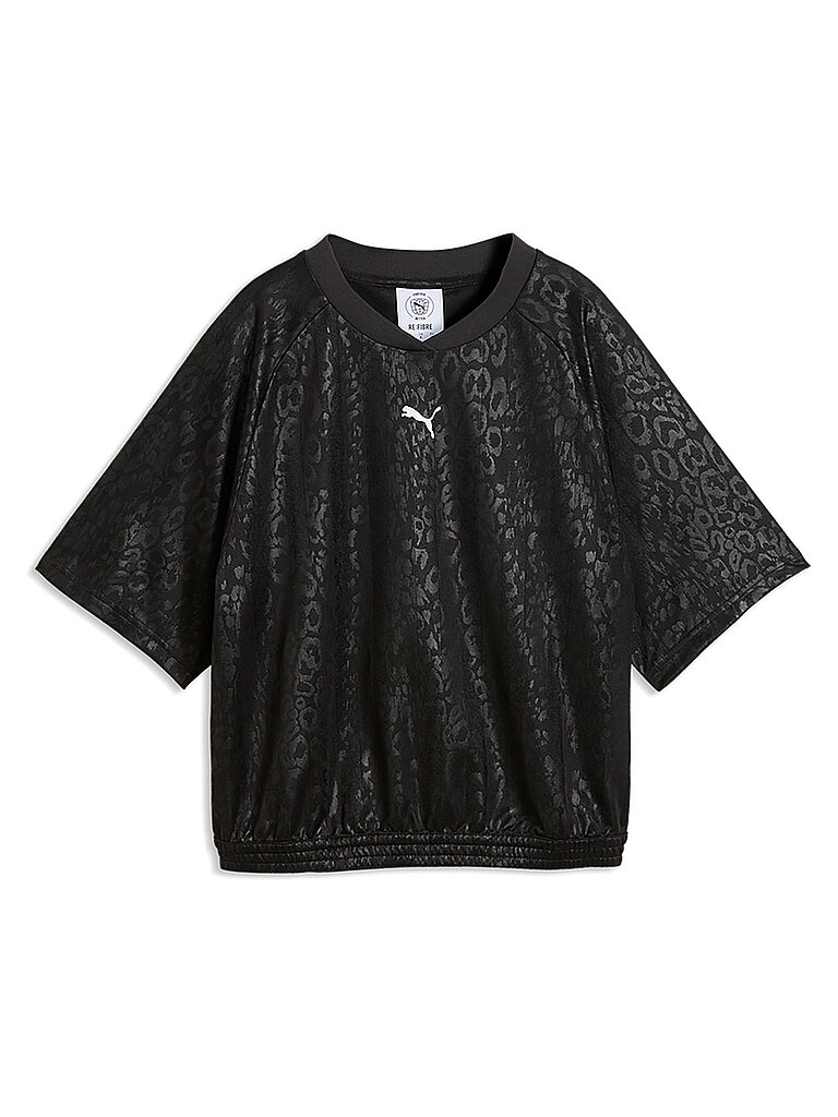 PUMA Damen T-Shirt Animal schwarz | L — Bild 2