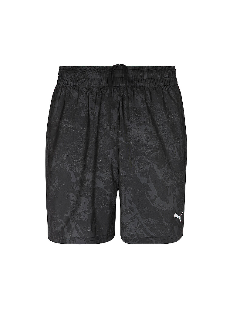PUMA Herren Fitnessshorts Tad Eessentials AOP 7 Woven schwarz | S