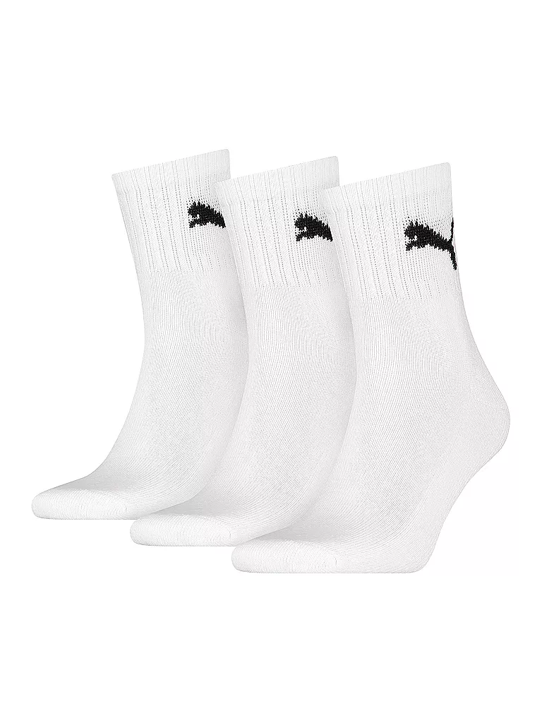 PUMA | 3er Pkg. Socken Regular Cut | weiss