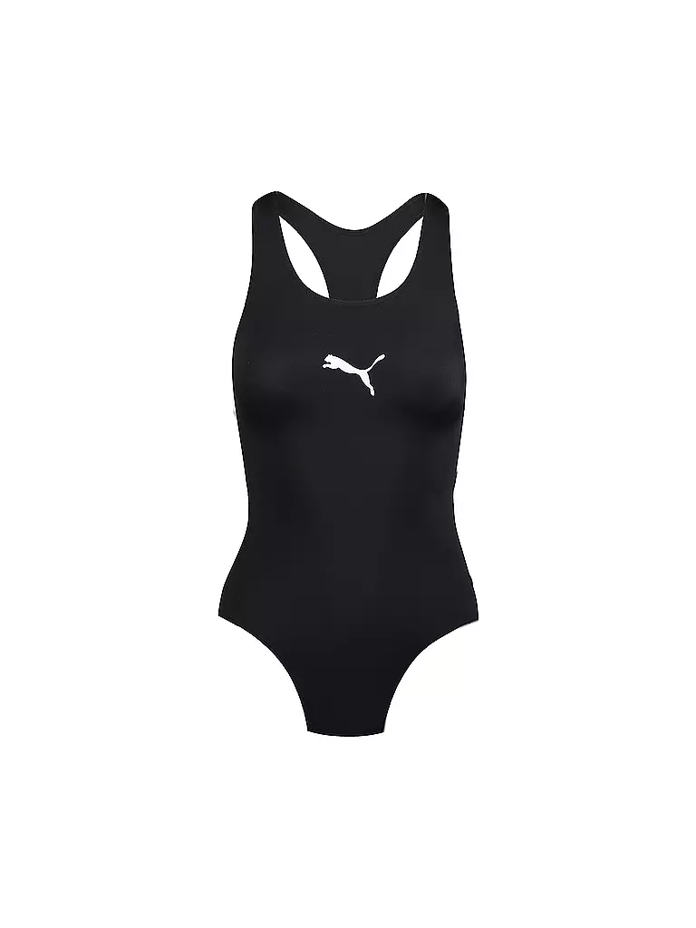 PUMA | Damen Badeanzug Racerback | schwarz