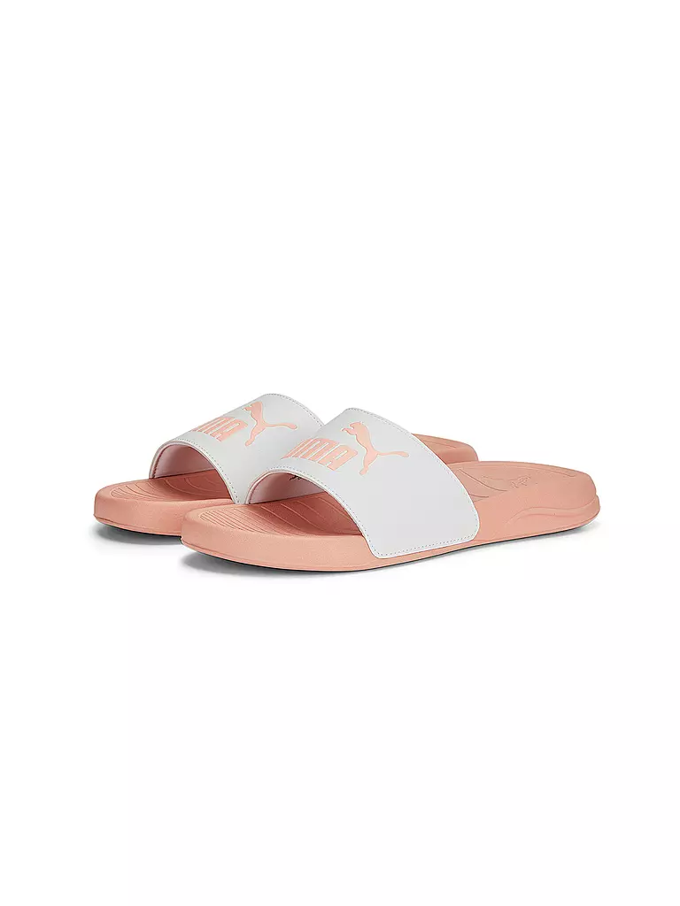 PUMA | Damen Badepantoffeln Popcat 20 | weiss