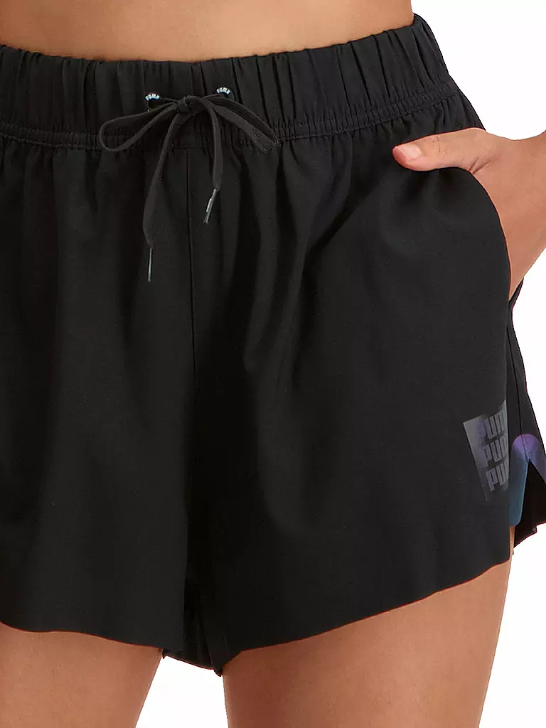 PUMA | Damen Badeshort High Waist | schwarz