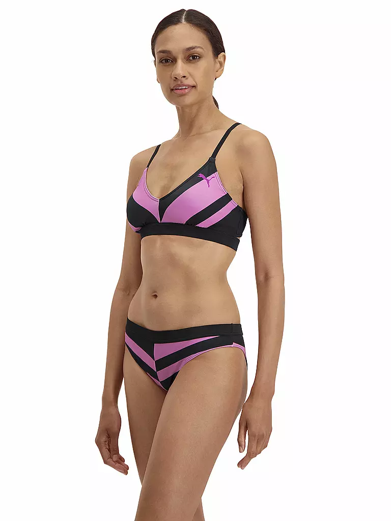 PUMA | Damen Bikinihose Heritage Stripe | pink