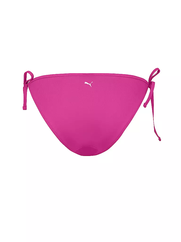 PUMA | Damen Bikinihose mit seitlicher Schnürung | pink