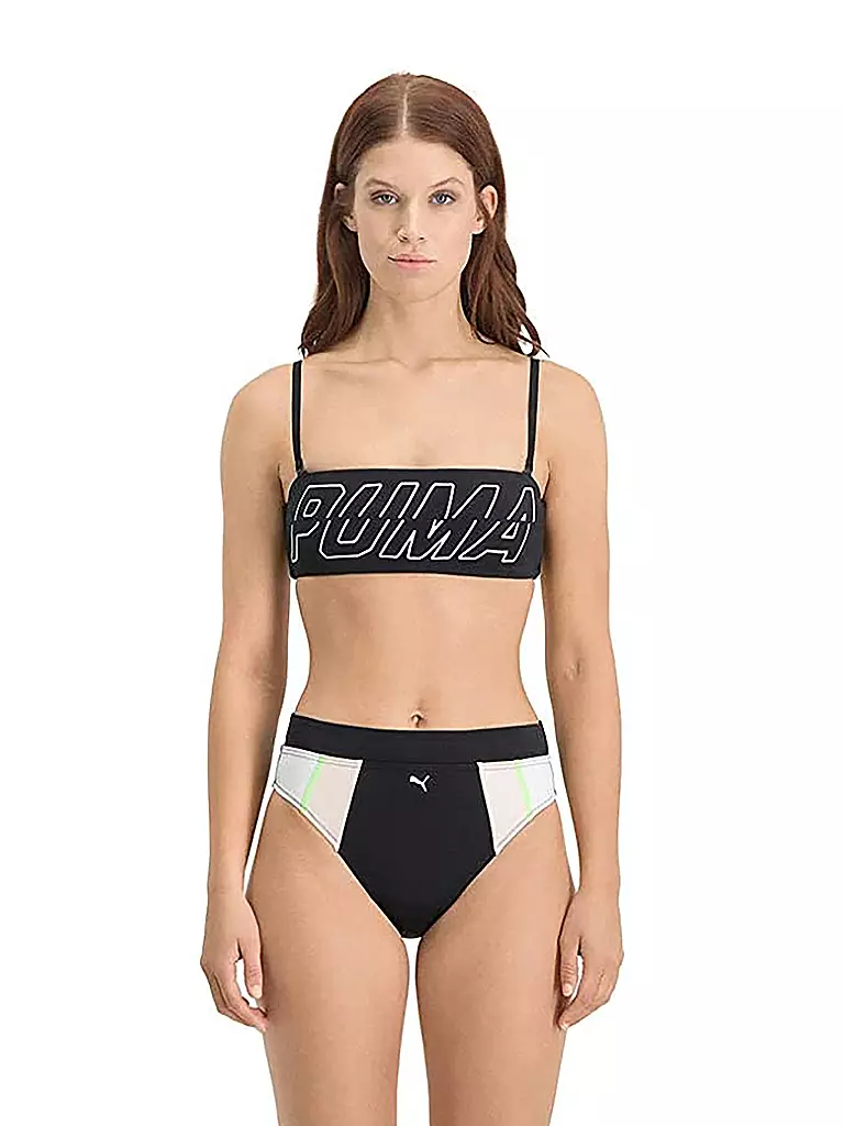 PUMA | Damen Bikinioberteil Bandeau | schwarz