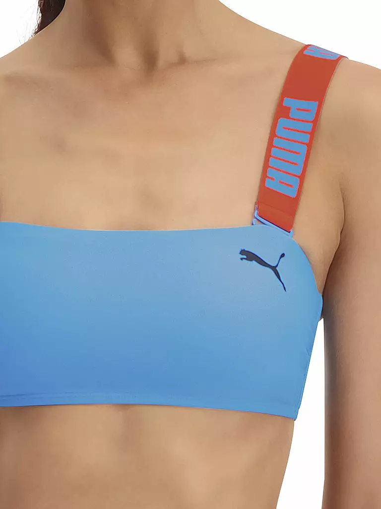 PUMA | Damen Bikinioberteil Bandeau | blau