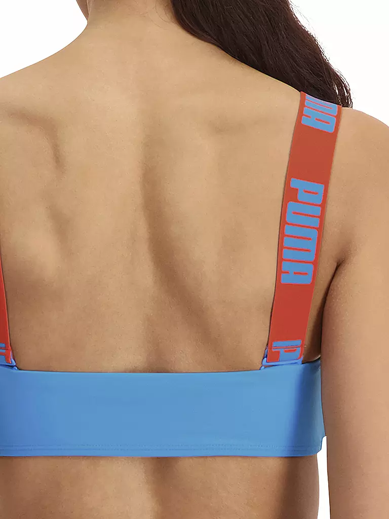 PUMA | Damen Bikinioberteil Bandeau | blau