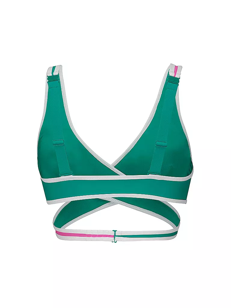 PUMA | Damen Bikinioberteil Contour Plunge | pink