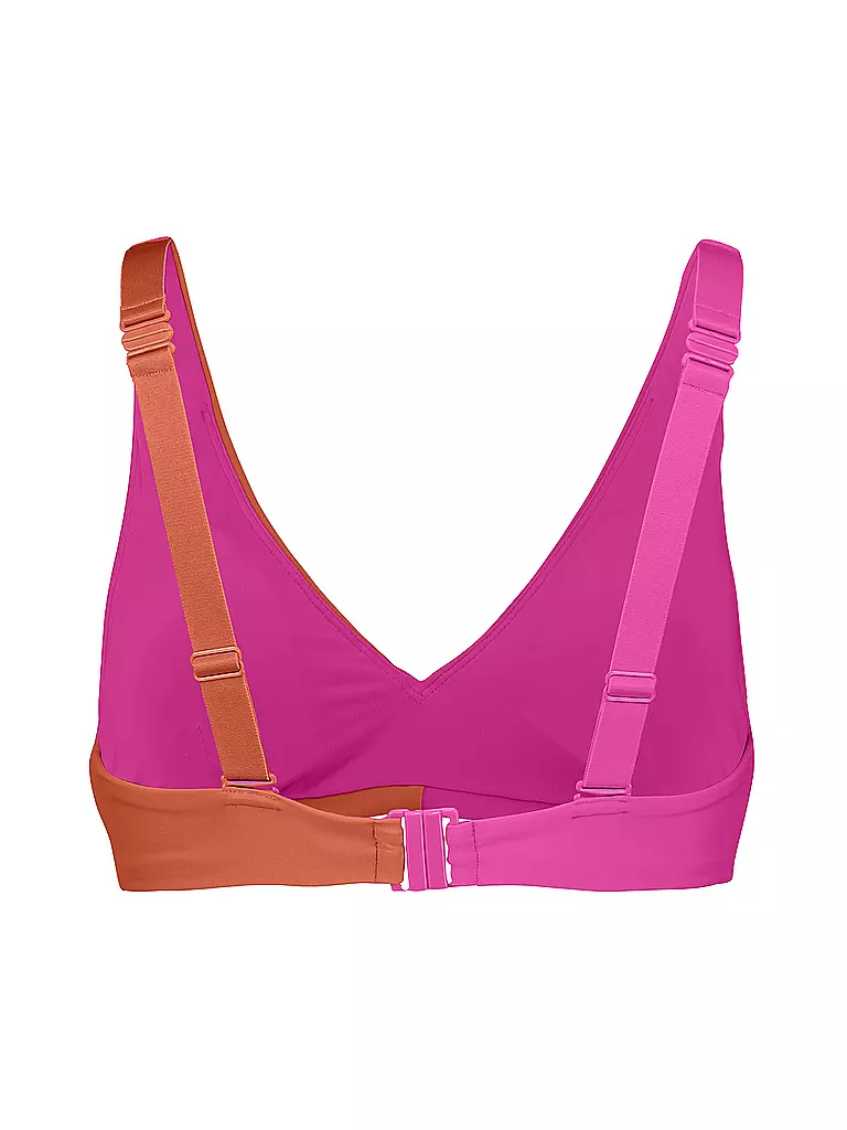 PUMA | Damen Bikinioberteil Swim Colourblock | pink