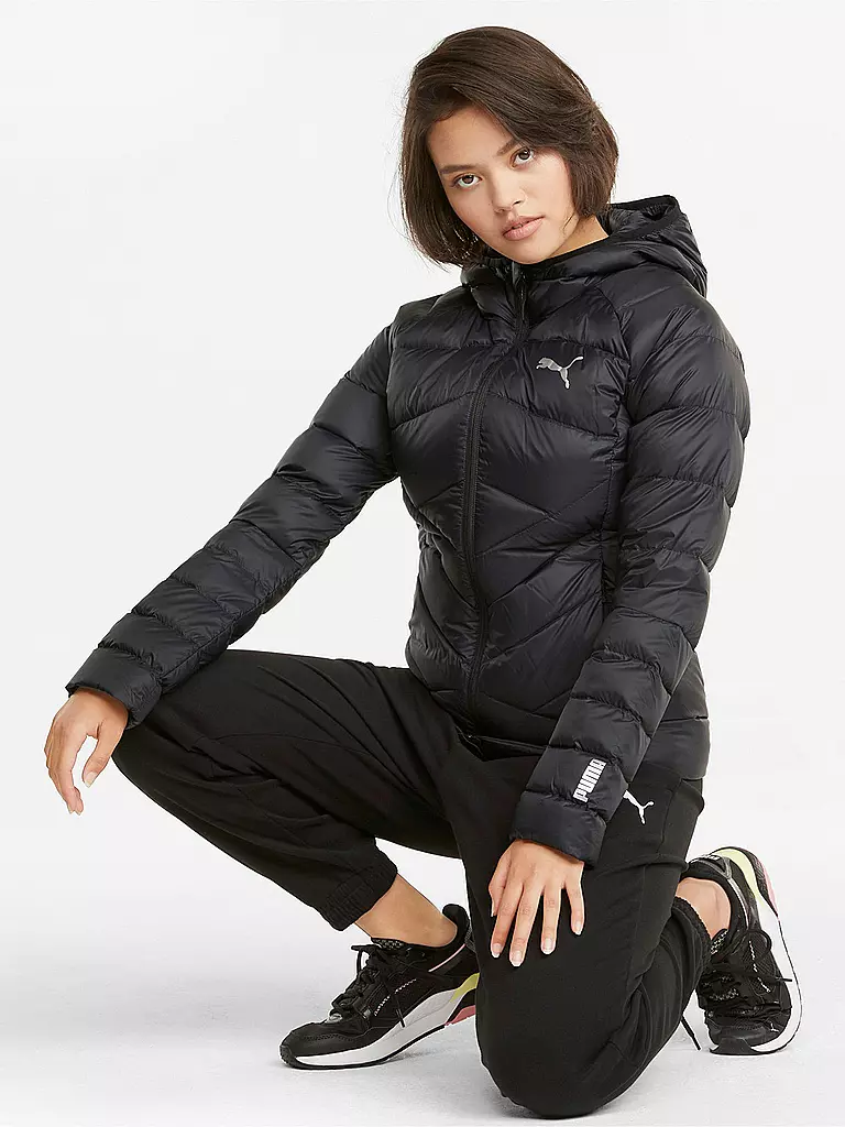 PUMA | Damen Daunenjacke PWRWarm packLITE | schwarz