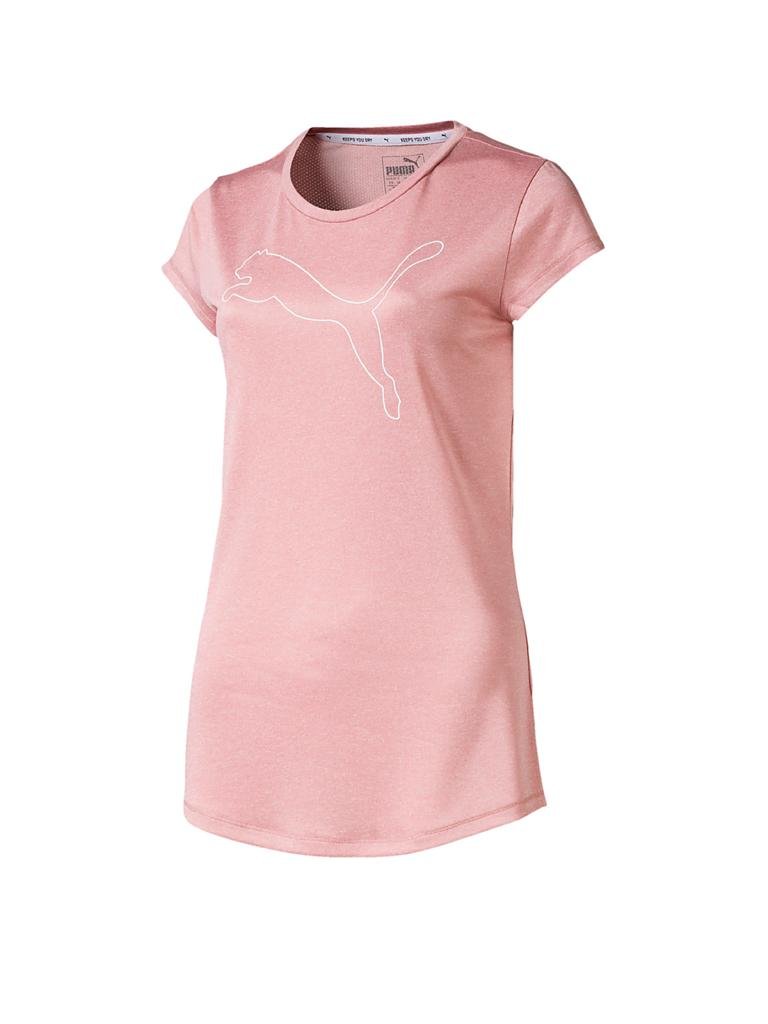puma active logo heather tee