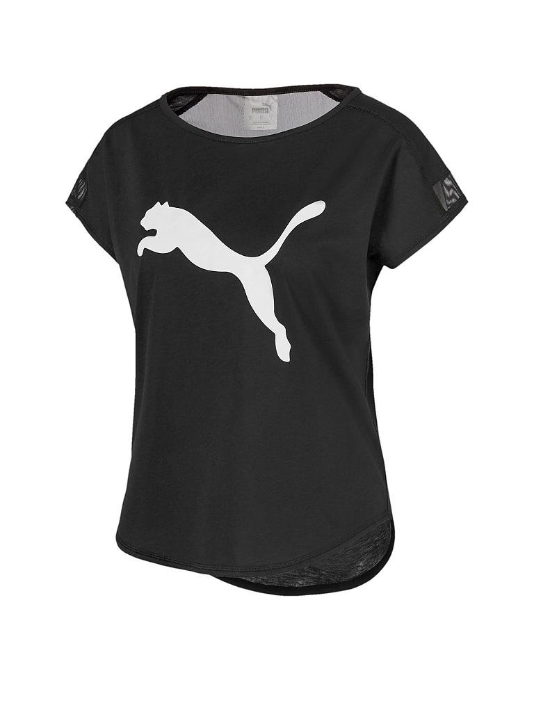 PUMA | Damen Fitness-Shirt Logo Studio | schwarz