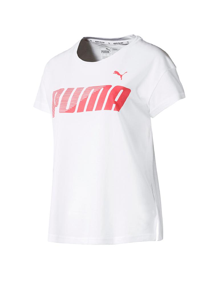 PUMA Damen Fitness-Shirt Modern Sport Graphic weiÃ