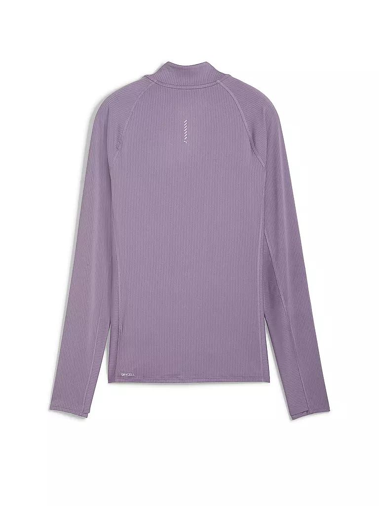 PUMA | Damen Fitnessjacke Run for her Ribbed | lila