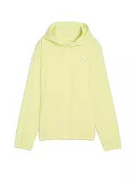 PUMA | Damen Fitnessjacke Run Velocity Woven Hoodie | gelb
