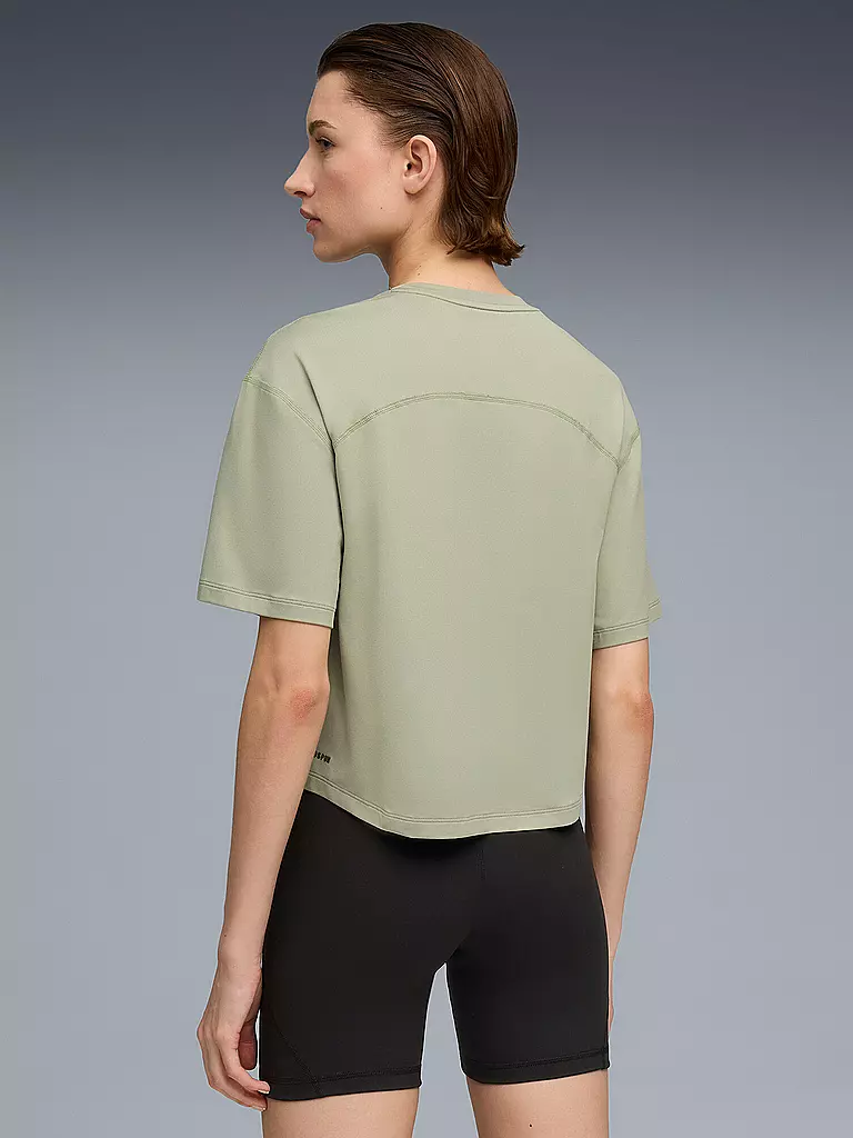 PUMA | Damen Fitnessshirt Cloudspun | hellgrün