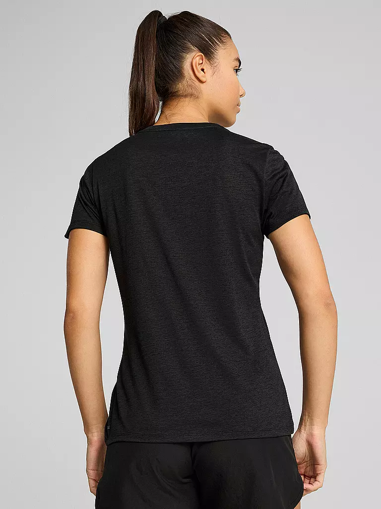 PUMA | Damen Fitnessshirt Essential Heather Logo | rot