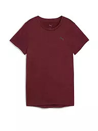 PUMA | Damen Fitnessshirt Essential Heather | beere