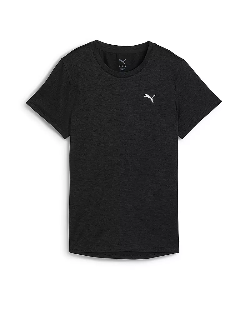 PUMA | Damen Fitnessshirt Essential Heather | schwarz