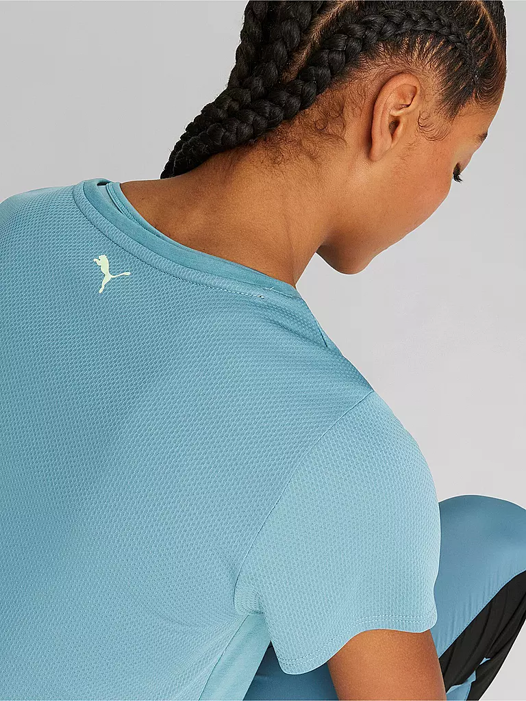 PUMA | Damen Fitnessshirt Fit Logo Ultrabreathe | hellblau