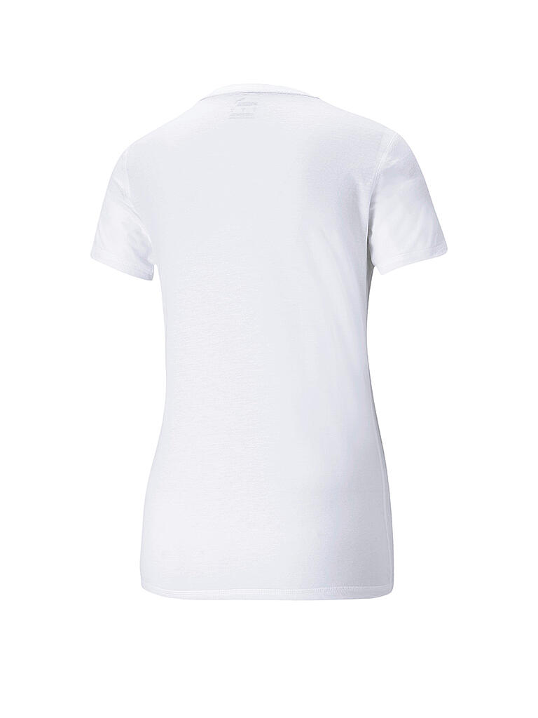 PUMA | Damen Fitnessshirt Performance Branded | weiß