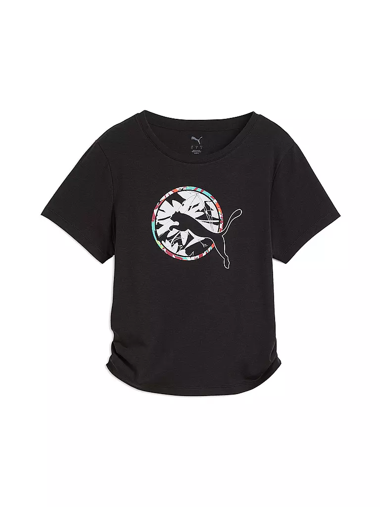 PUMA | Damen Fitnessshirt Tropical | schwarz