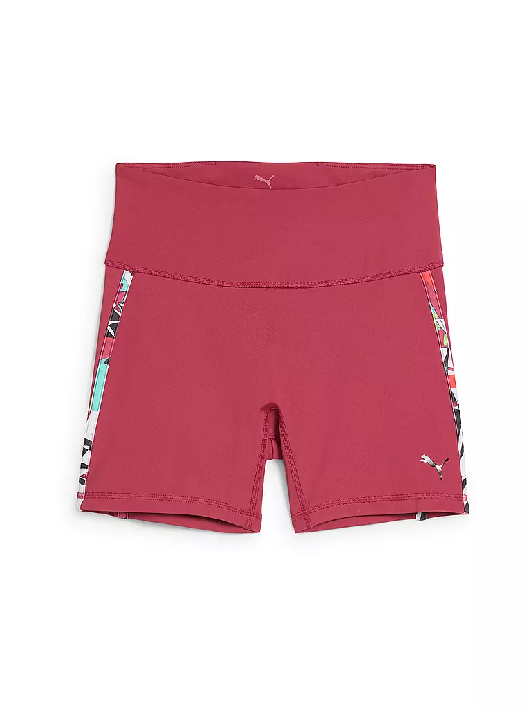 PUMA | Damen Fitnessshort Tropical 5" | rot
